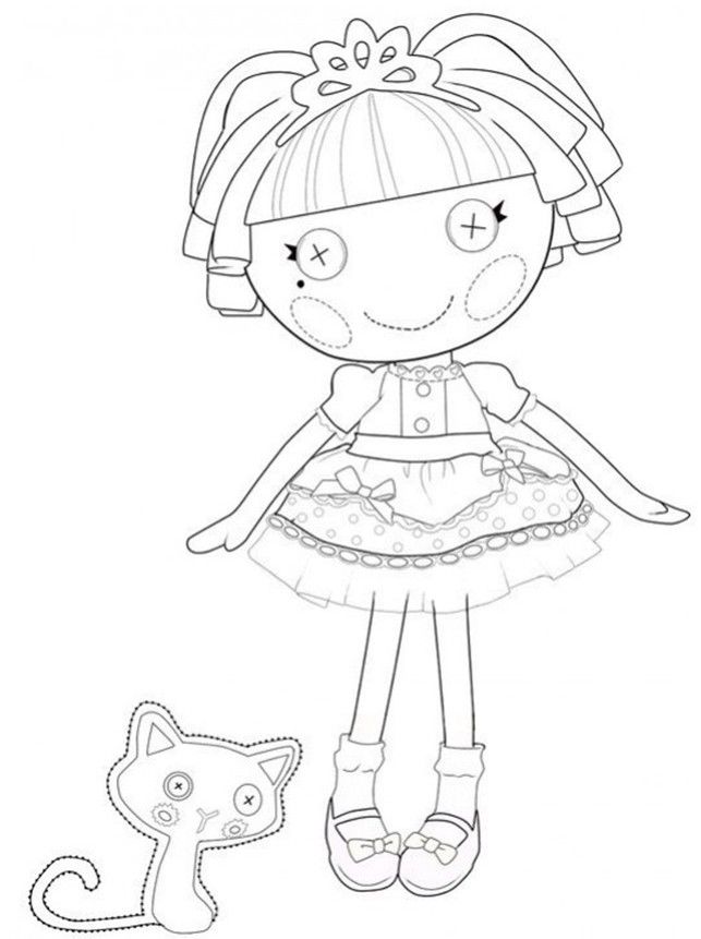 Lalaloopsy Coloring Pages 643x861 Lalaloopsy Coloring Pages