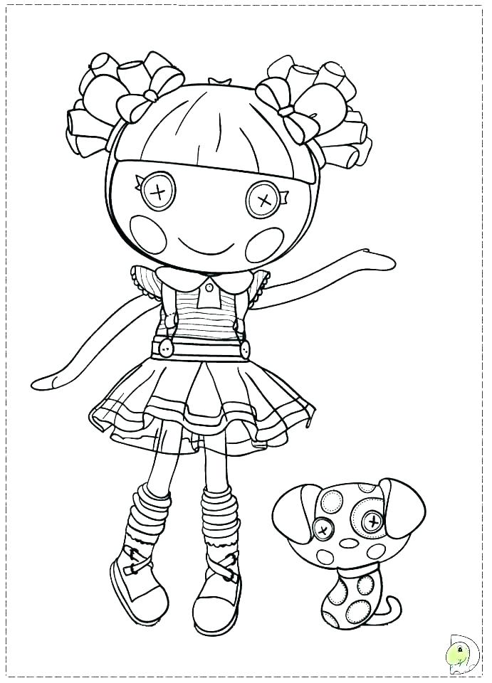 Lalaloopsy Coloring Sheets 691x960 Lalaloopsy Coloring Sheets