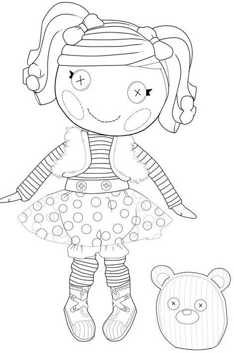 Lalaloopsy Para Colorear Lalaloopsy, Button Eyes And Copic 472x712 Lalaloopsy Para Colorear Lalaloopsy, Button Eyes And Copic