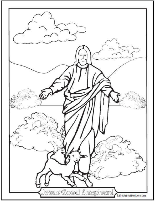 Good Shepherd Picture Of Jesus And Lamb 590x762 Good Shepherd Picture Of Jesus And Lamb