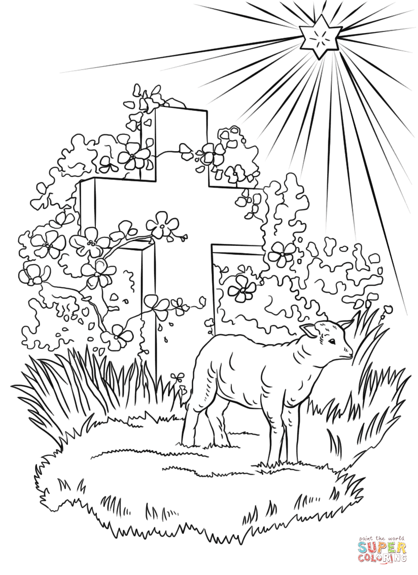 Lamb Of God Coloring Page Free Printable Pages Inside 824x1134 Lamb Of God Coloring Page Free Printable Pages Inside