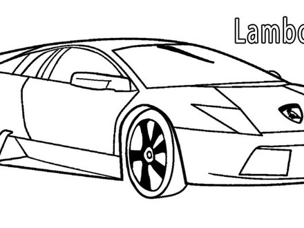Lambo Coloring Pages