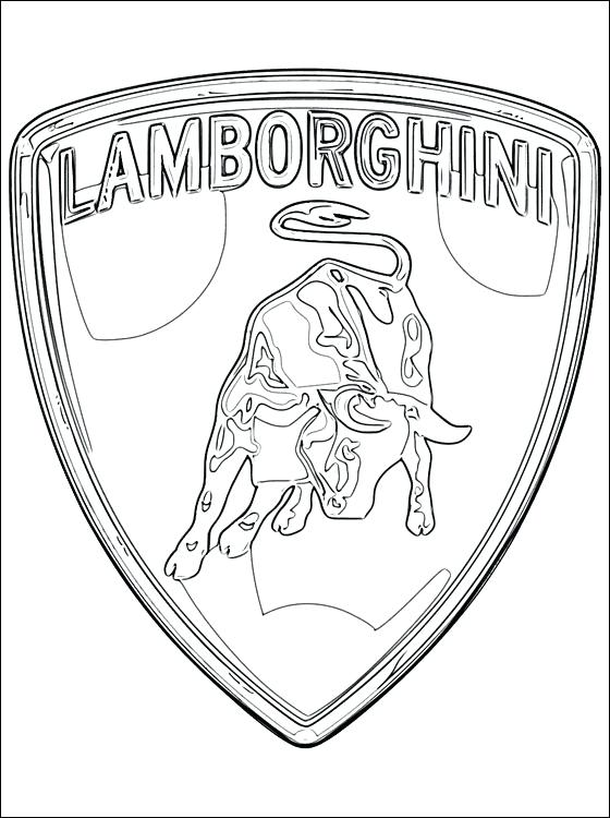 Lamborghini Aventador Coloring Pages Logo Coloring Pages 560x750 Lamborghini Aventador Coloring Pages Logo Coloring Pages