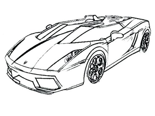 500x374 Lamborghini Coloring Page Racing Car Coloring Page Lamborghini