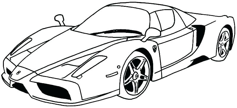 800x365 Lamborghini Coloring Sheets