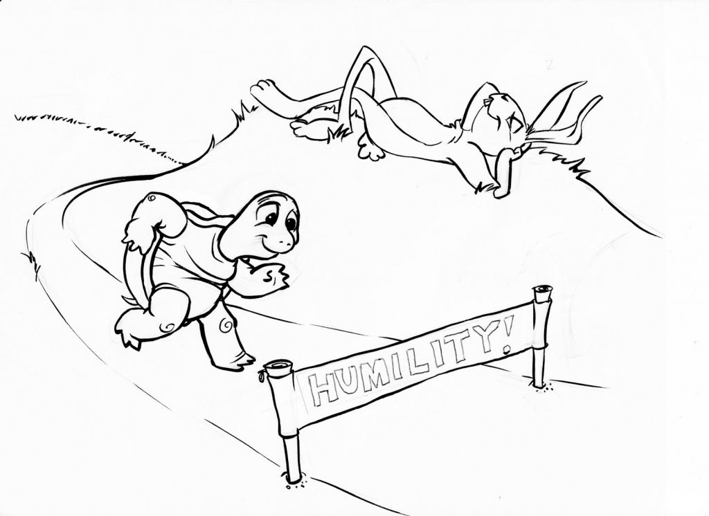 Hare Tortoise Coloring Pages 1024x746 Hare Tortoise Coloring Pages