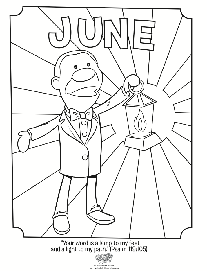 June Coloring Page 714x933 June Coloring Page