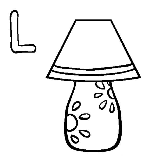 Lamp Is For Letter L Coloring Page Lamp Is For Letter L Coloring 600x612 Lamp Is For Letter L Coloring Page Lamp Is For Letter L Coloring