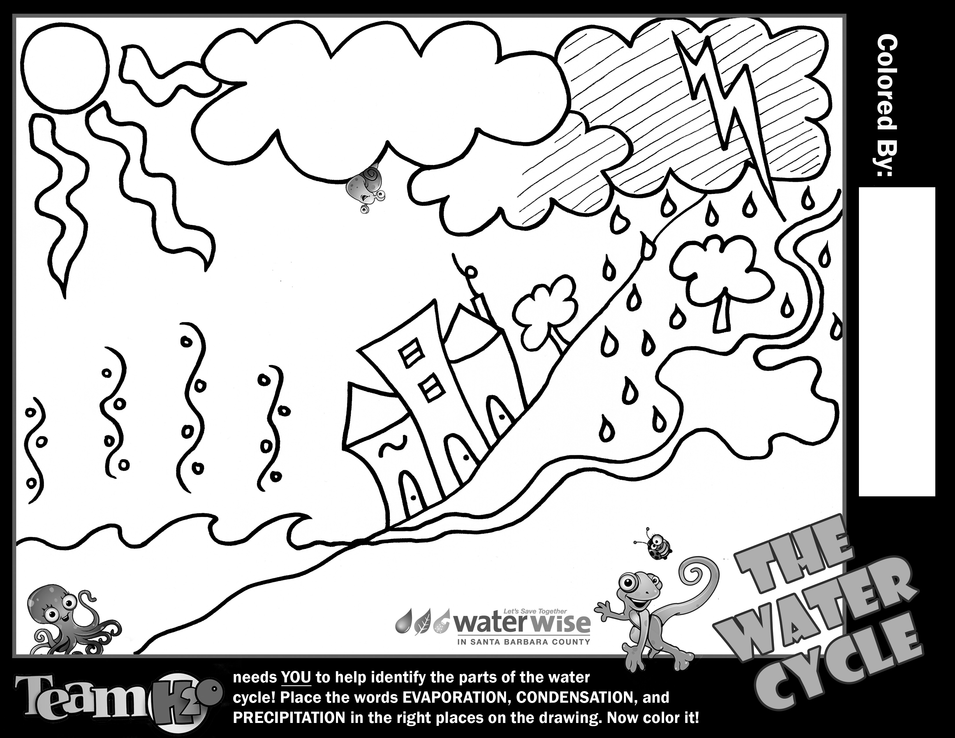 Land And Water Coloring Pages at GetColorings.com | Free printable ...