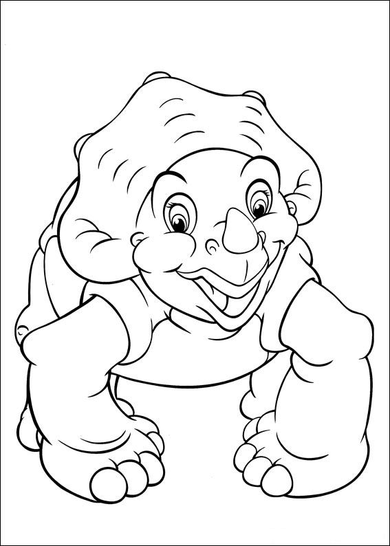 567x794 The Land Before Time Coloring Pages Cera
