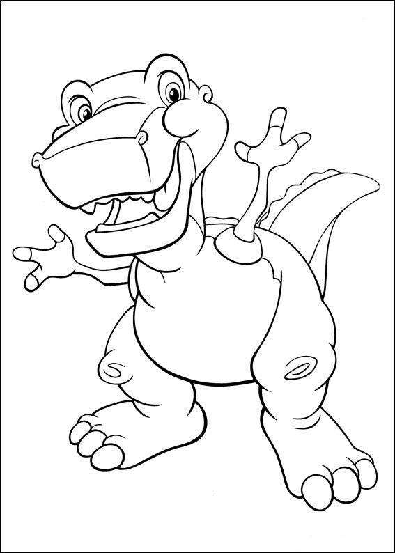 567x794 The Land Before Time Coloring Pages For Kids. Printable. Online