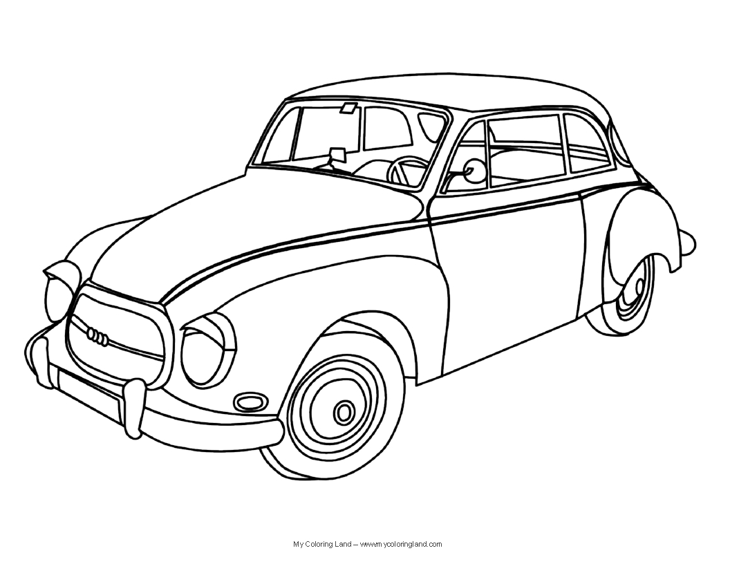 Pictures Of Cars To Colour 1056x816 Pictures Of Cars To Colour