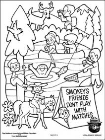 Color The Outdoors Us Forest Service 212x282 Color The Outdoors Us Forest Service