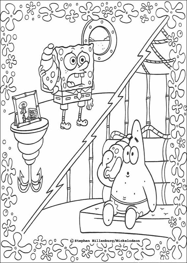 Spongebob Coloring Pages 607x850 Spongebob Coloring Pages