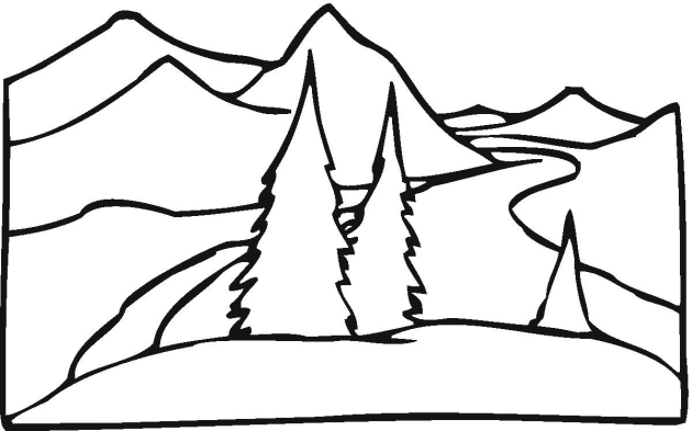 630x393 Free Landscape Coloring Pages