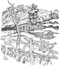 Landscape Coloring Pages For Adults Adult Coloring Pages 236x264 Landscape Coloring Pages For Adults Adult Coloring Pages