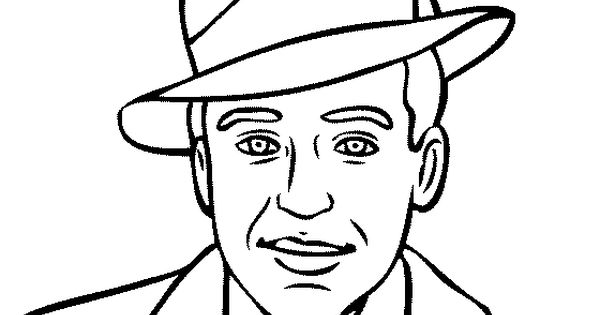 Langston Hughes Coloring Page