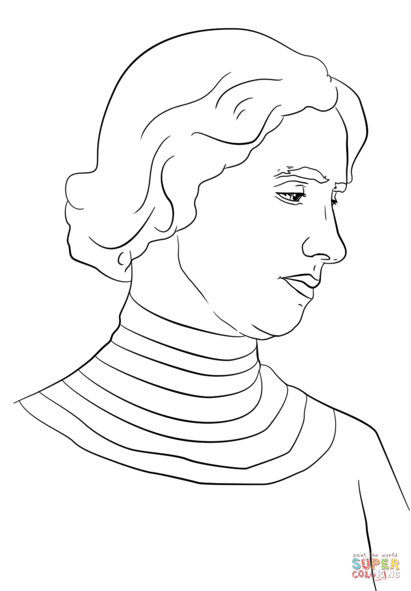 824x1186 Helen Keller Coloring Page At 6