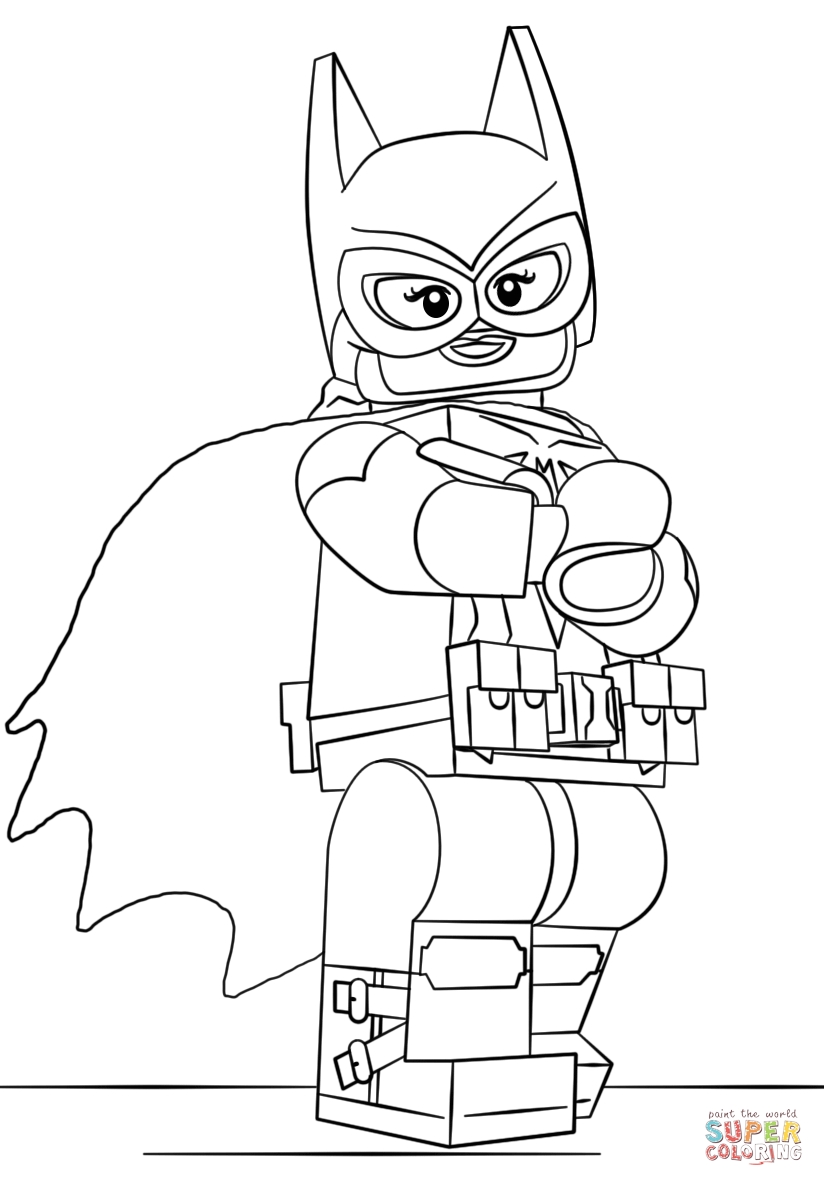 824x1186 Lego Batgirl Coloring Pages Collection Coloring For Kids 2018