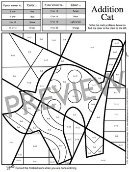 263x350 Math Coloring Sheets
