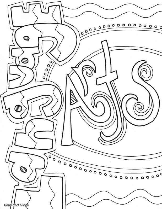 618x800 Language Arts Coloring Pages