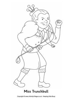 236x333 Matilda Colouring Page Language Arts And Handwriting
