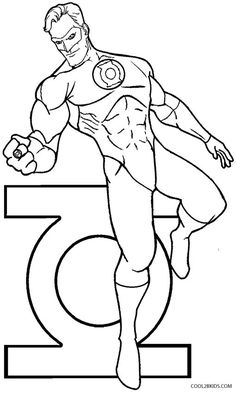Free Printable Green Lantern Coloring Pages For Kids Adult 236x393 Free Printable Green Lantern Coloring Pages For Kids Adult
