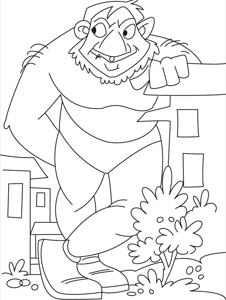 Giant Coloring Page Giant Coloring Pages Troll Giant Coloring Page 720x954 Giant Coloring Page Giant Coloring Pages Troll Giant Coloring Page