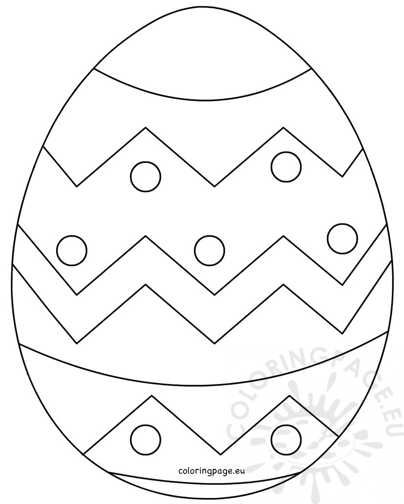 Large Easter Egg Patterns Coloring Page 826x1030 Large Easter Egg Patterns Coloring Page