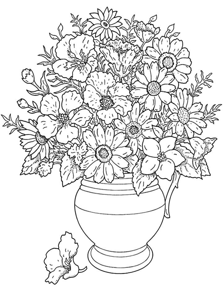 Coloring Pages Of Flowers Printable Free This Coloring Page 720x932 Coloring Pages Of Flowers Printable Free This Coloring Page