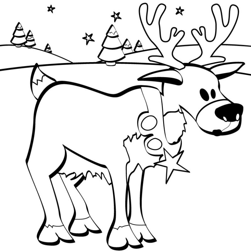 Large Print Christmas Coloring 800x800 Large Print Christmas Coloring