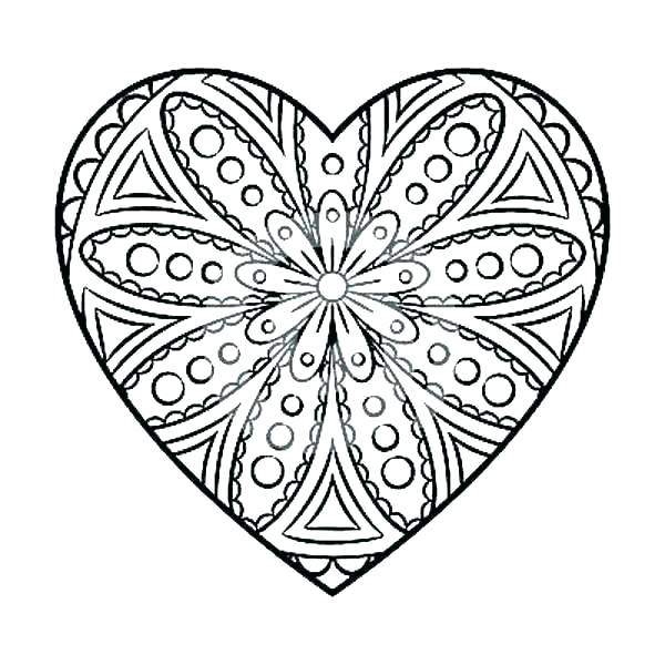 Large Heart Coloring Page Large Print Coloring Pages Coloring 600x600 Large Heart Coloring Page Large Print Coloring Pages Coloring