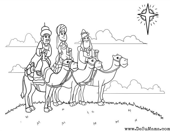 Three Kings Printable 680x526 Three Kings Printable