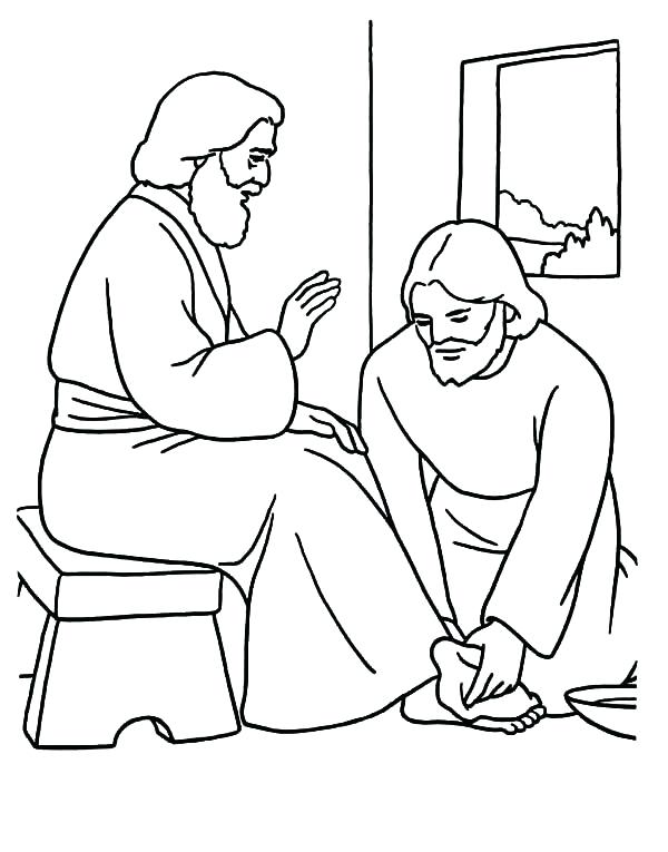 Jesus Washing Feet Coloring Page S Home Improvement Stores Las 600x765 Jesus Washing Feet Coloring Page S Home Improvement Stores Las