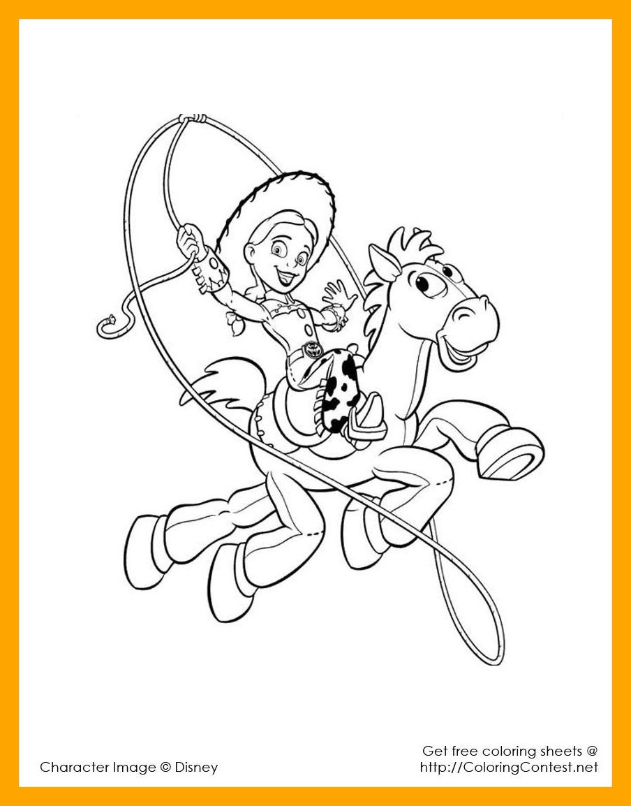 Lasso Coloring Page