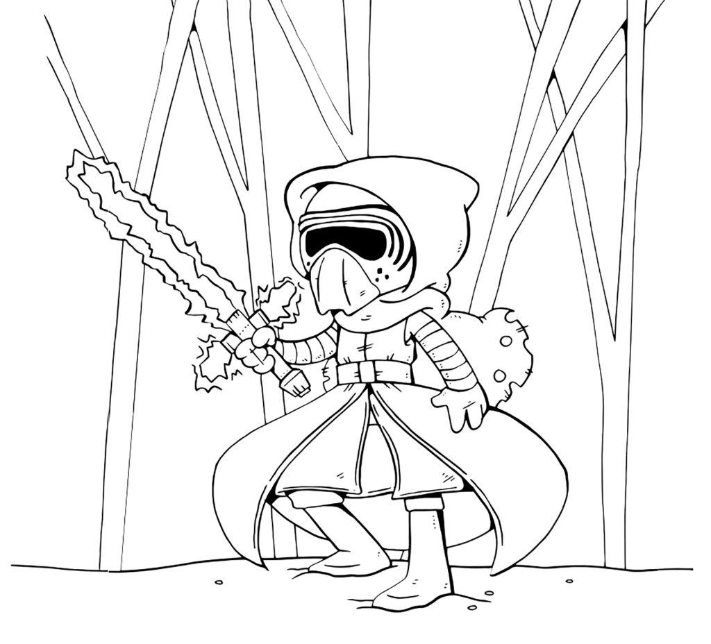 Kylo Ren In Star Wars The Last Jedi Coloring Pages Get Download 1024x928 Kylo Ren In Star Wars The Last Jedi Coloring Pages Get Download