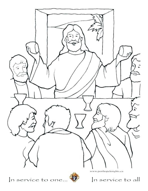 Last Supper Coloring Page And The Disciples Coloring Page Best 594x768 Last Supper Coloring Page And The Disciples Coloring Page Best
