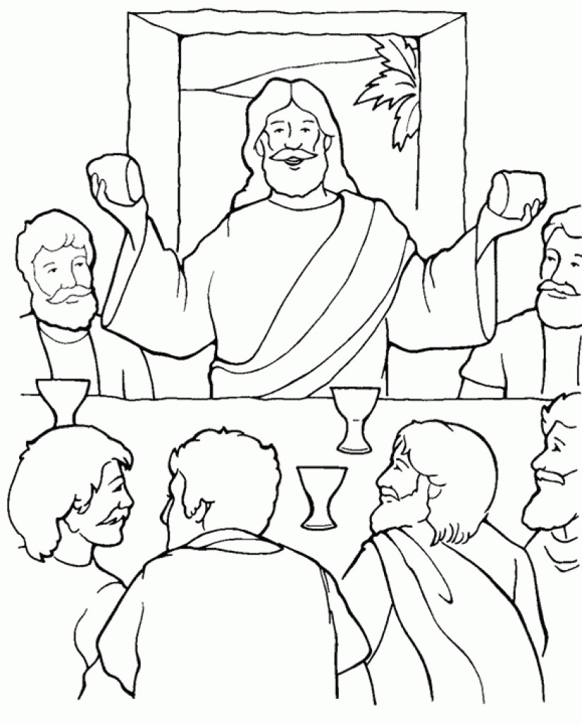 Last Supper Coloring Page Fresh Last Supper Coloring Pages 823x1024 Last Supper Coloring Page Fresh Last Supper Coloring Pages