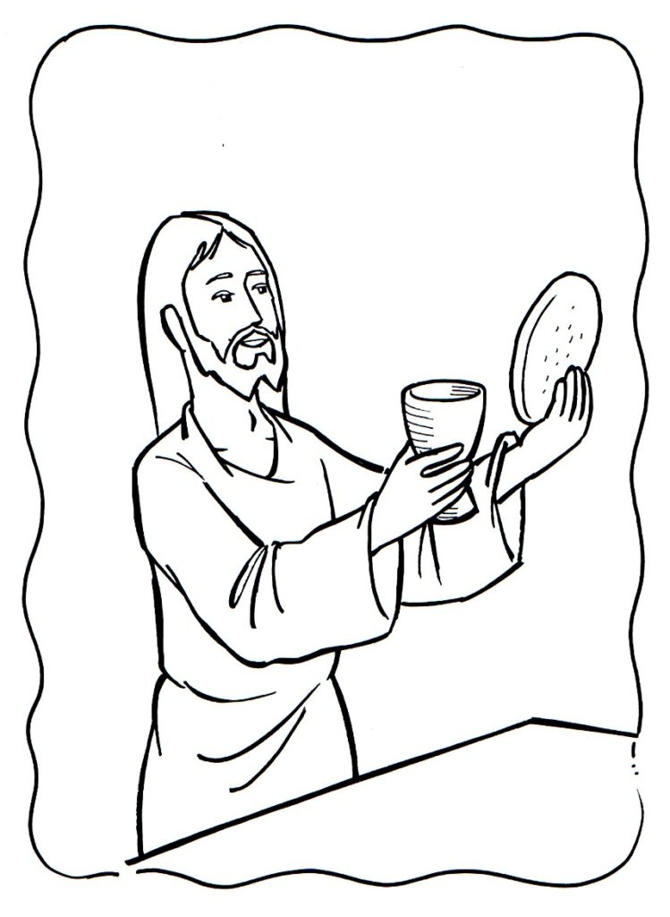 Last Supper Coloring Pages The Last Supper Coloring Page Jesus 749x1024 Last Supper Coloring Pages The Last Supper Coloring Page Jesus