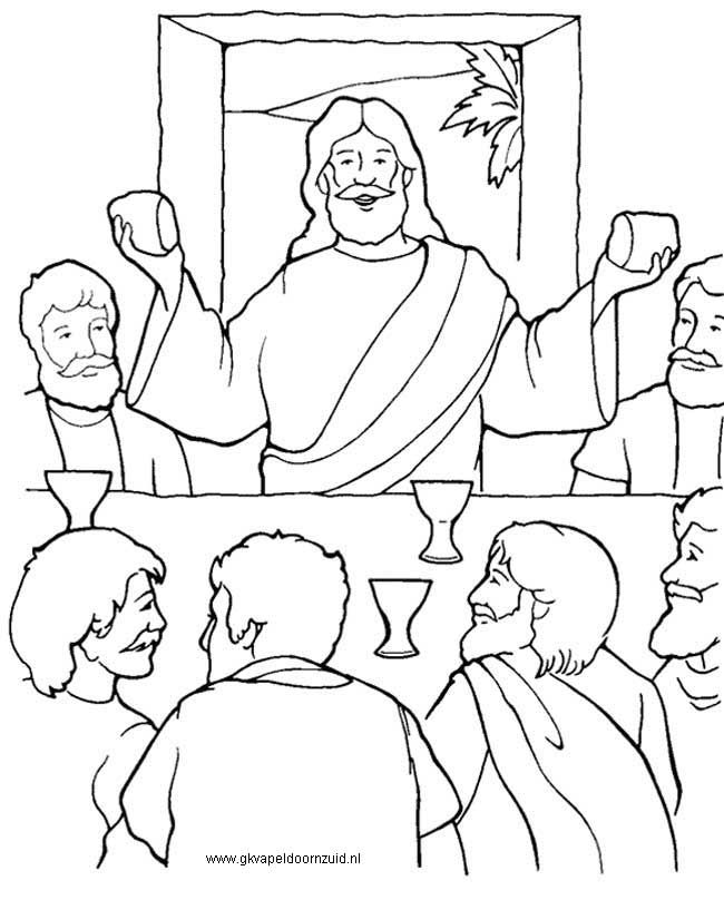 The Last Supper, The Last Passover Of Jesus Bible Story Coloring 650x808 The Last Supper, The Last Passover Of Jesus Bible Story Coloring