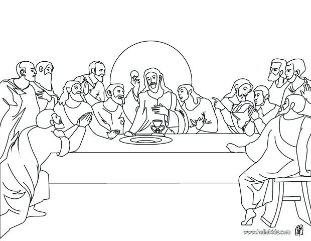 Crucifixion Coloring Pages The Last Supper Coloring Page Printable 620x480 Crucifixion Coloring Pages The Last Supper Coloring Page Printable