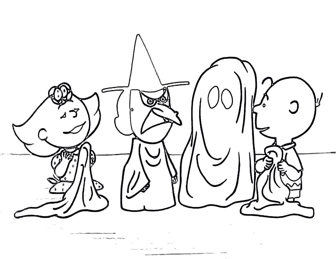 Charlie Brown Halloween Coloring Pages Collection Coloring 1136x877 Charlie Brown Halloween Coloring Pages Collection Coloring
