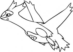 302x215 Pokemon Coloring Pages Latias Bgcentrum