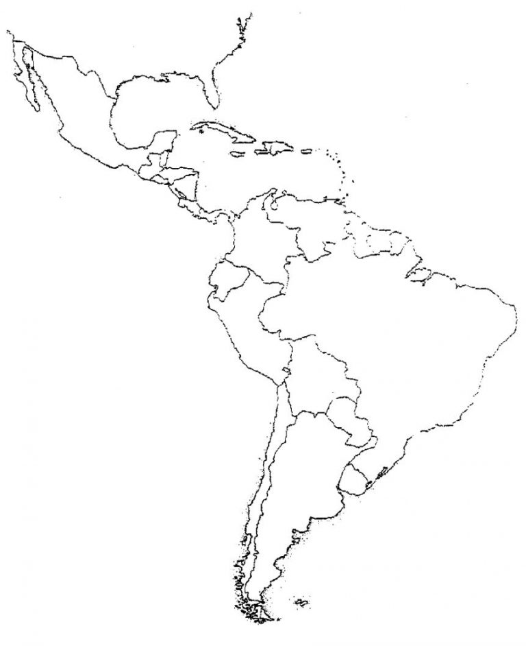 Latin America Map Coloring Pages Fresh North And South Quiz 768x942 Latin America Map Coloring Pages Fresh North And South Quiz