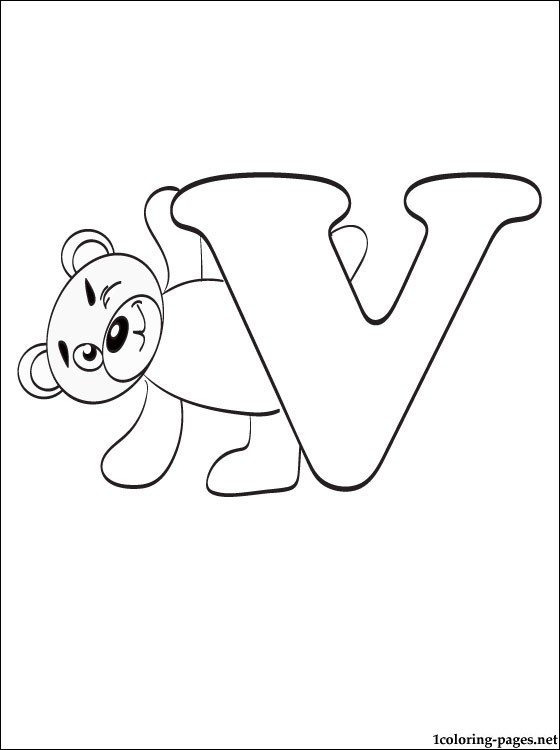 Letter V Coloring Page Coloring Pages 560x750 Letter V Coloring Page Coloring Pages