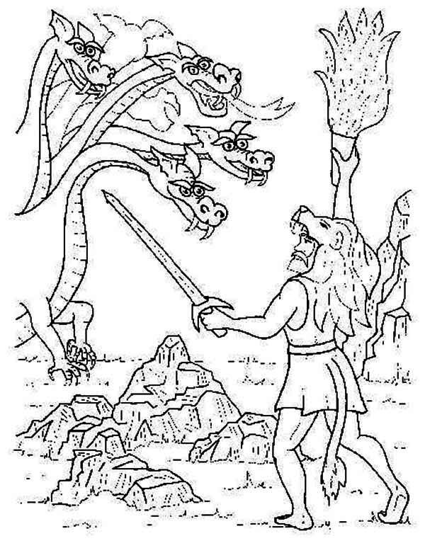 Hercules Greek Mythology Coloring Pages 600x774 Hercules Greek Mythology Coloring Pages