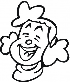 298x350 Blonde Girl Is Laughing Coloring Page Janemcmaster