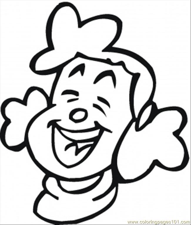 650x763 Blonde Girl Is Laughing Coloring Page