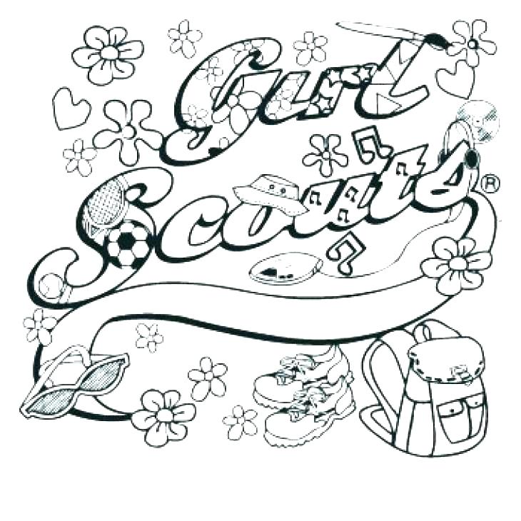 730x730 Daisy Girl Scouts Coloring Pages Daisy Girl Scout Coloring Pages
