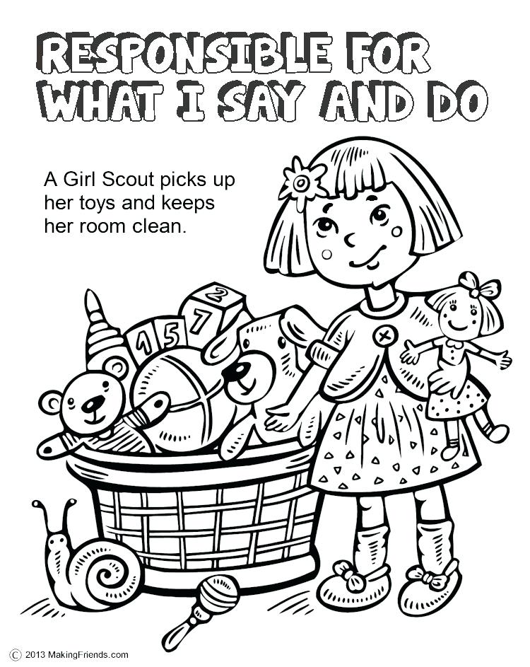 750x943 Scout Coloring Pages Girl Scout Coloring Sheets Best Gs Coloring